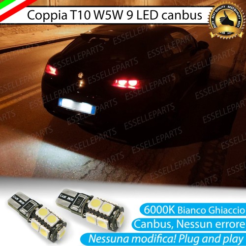 Luci Targa 9 LED per Alfa Romeo Spider Canbus 6000K Bianco