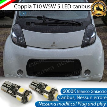 Luci posizione T10 W5W 5 LED Canbus Mitsubishi i Luci posizione T10 W5W 5 LED Canbus Mitsubishi i