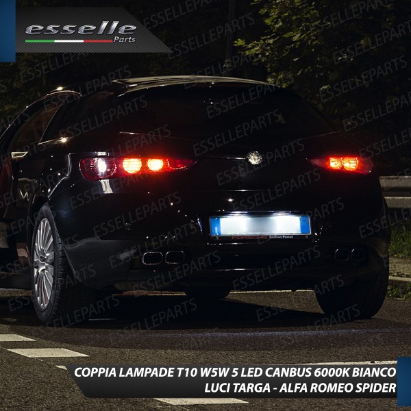 Luci targa Alfa Romeo Spider