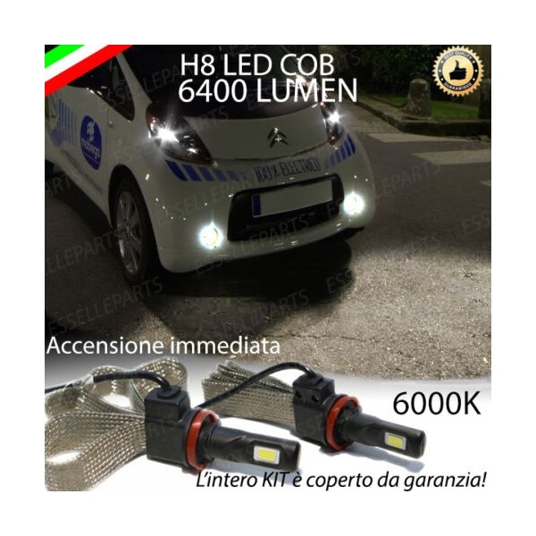 Kit Full LED H8 Fendinebbia 6400 LUMEN Citroen C-Zero