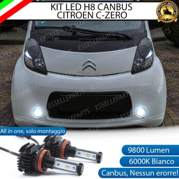 Kit Full LED H8 9800 LUMEN Fendinebbia per CITROEN C-ZERO Kit Full LED H8 9800 LUMEN Fendinebbia per CITROEN C-ZERO