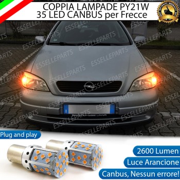 Coppia Frecce Anteriori PY21W 35 LED Canbus Opel Astra G Coppia Frecce Anteriori PY21W 35 LED Canbus Opel Astra G