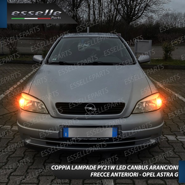 Coppia Frecce Anteriori PY21W 35 LED Canbus Opel Astra G