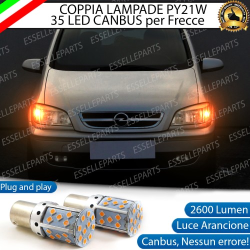 Coppia Frecce Anteriori PY21W 35 LED Canbus Opel Zafira A