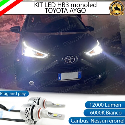 Kit Mono led 12000lm coppia HIR/HIR2 TOYOTA AYGO II