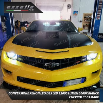 Coppia Lampade D3S Led Da Xenon A Led 12000 Lumen 6000K CHEVROLET Camaro