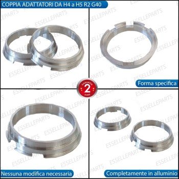 Lampade Effetto Xenon H4 R2 H5 ANABBAGLIANTI + ABBAGLIANTI Specifiche Fiat Panda I