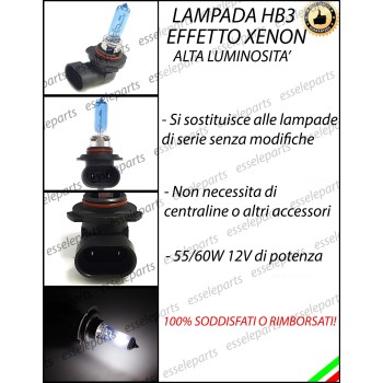 Singola Lampada Effetto Xenon HB3 ABBAGLIANTE Aprilia Pegaso 650 2005-2011 Strada