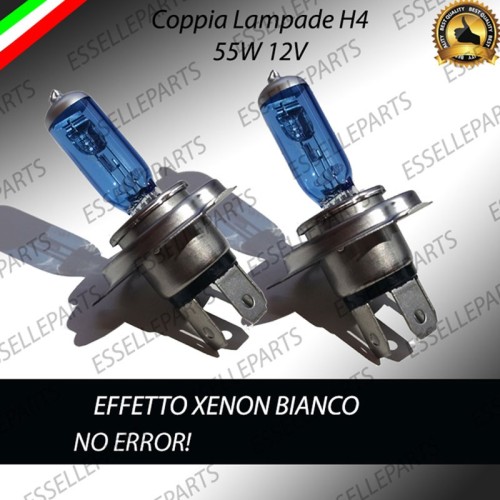 Coppia Lampade Effetto Xenon H4 Specifiche Kawasaki Ninja 636 ZX-6R 2002-2003