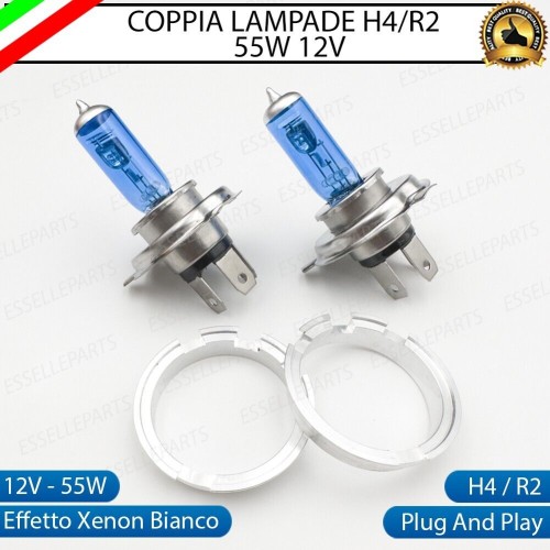 Coppia Lampade Effetto Xenon H4 R2 H5 ANABBAGLIANTI + ABBAGLIANTI  Specifiche Citroen AX