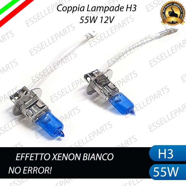 Coppia Lampade Effetto Xenon H3 FENDINEBBIA Specifiche Nissan Almera Tino