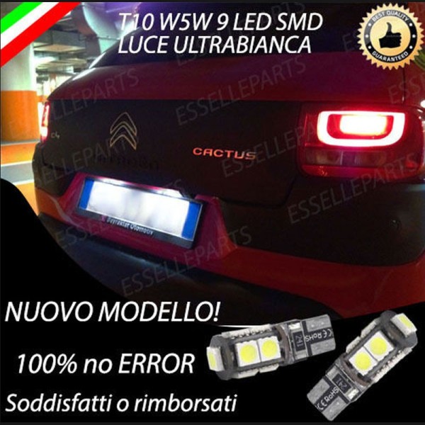 Luci targa 9 LED Canbus