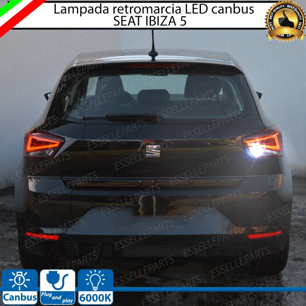 Lampada Retromarcia 24 Led T15 W16W Canbus Seat Ibiza MK5  6000k Bianco No Errore