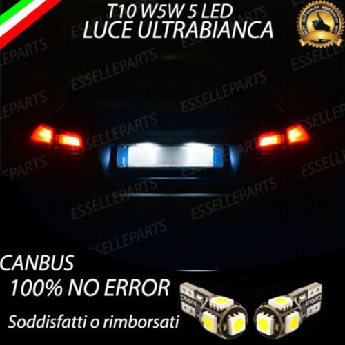 Luci targa 5 LED Canbus