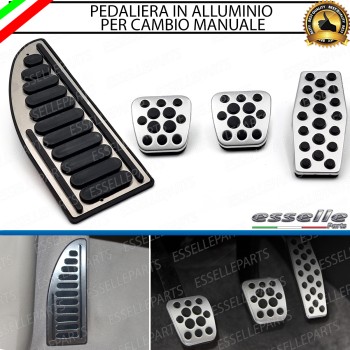 Set Copripedali Completo per Opel Astra J con Cambio Manuale Set Copripedali Completo per Opel Astra J con Cambio Manuale