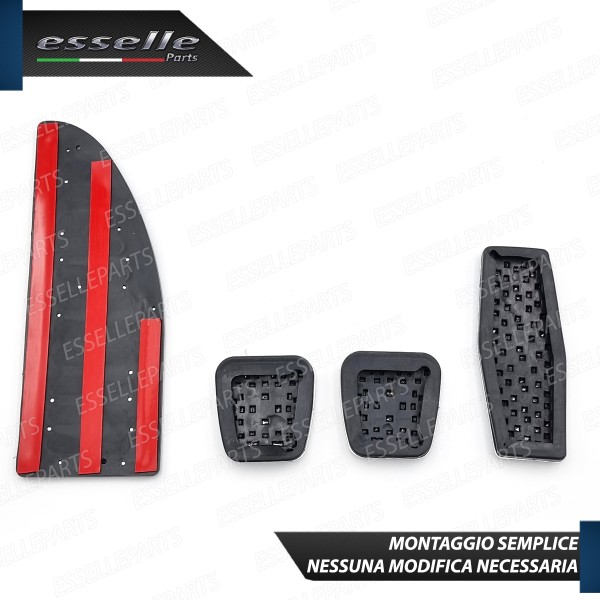 Set Copripedali Completo per Opel Cascada con Cambio Manuale