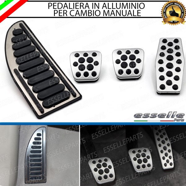 Set Copripedali Completo per Opel Insignia B con Cambio Manuale