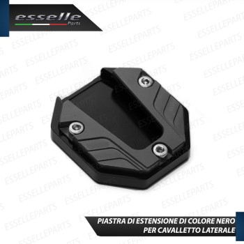 Piastra di Estensione Cavalletto Laterale in Metallo COLORE NERO per Benelli