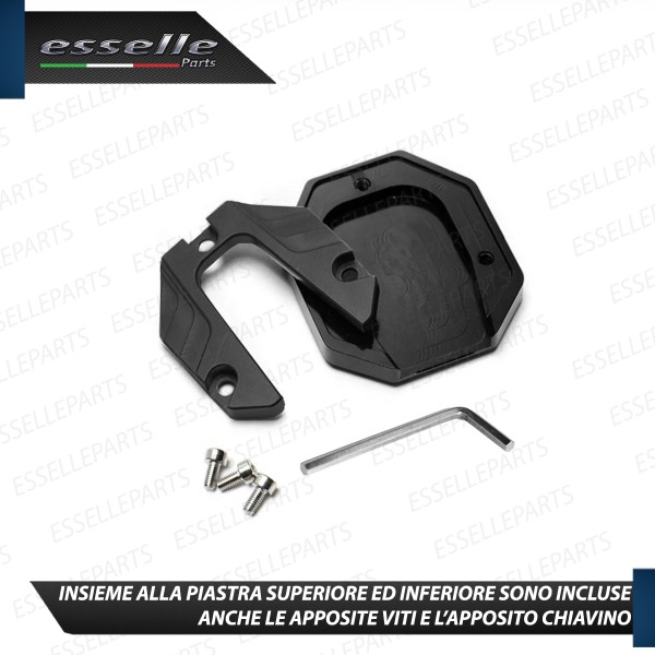 Piastra di Estensione Cavalletto Laterale in Metallo COLORE NERO per Ktm