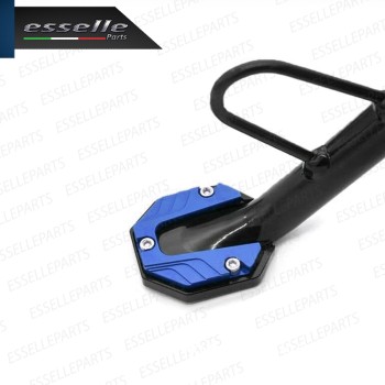Piastra di Estensione Cavalletto Laterale in Metallo COLORE BLU per Cagiva