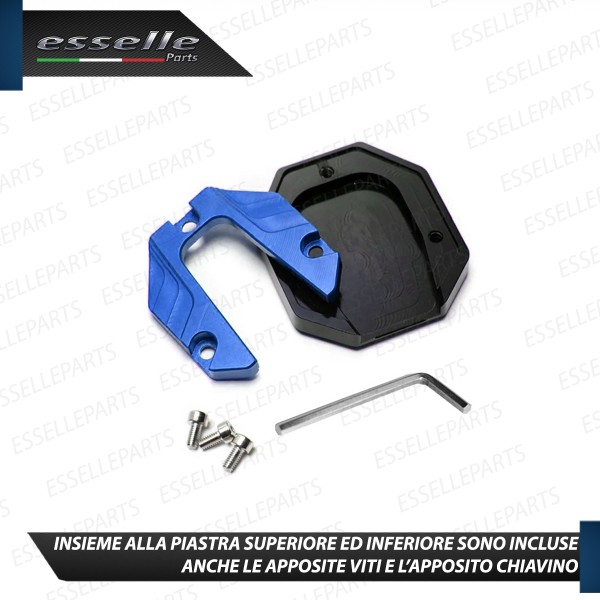 Piastra di Estensione Cavalletto Laterale in Metallo COLORE BLU per Ktm
