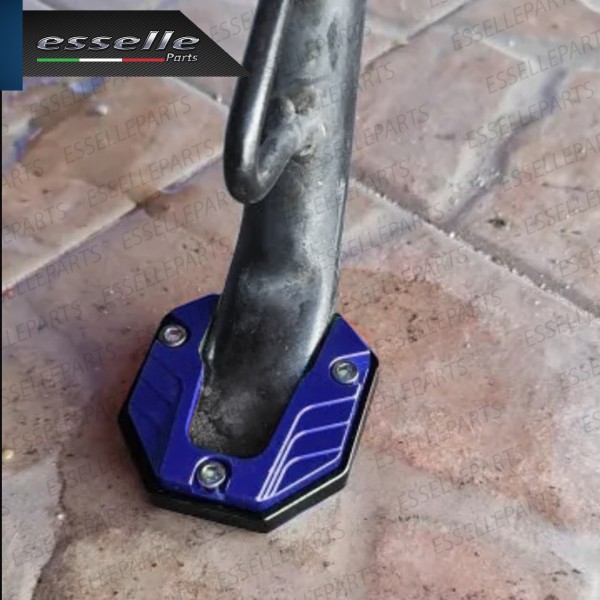 Piastra di Estensione Cavalletto Laterale in Metallo COLORE BLU per Ktm