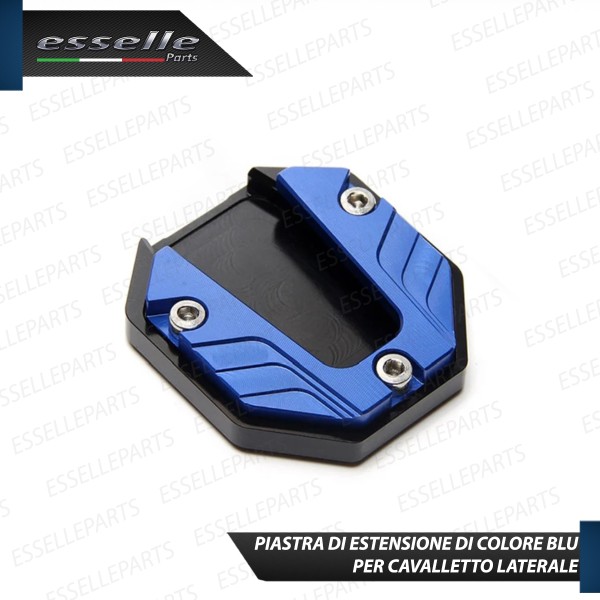 Piastra di Estensione Cavalletto Laterale in Metallo COLORE BLU per Kymco