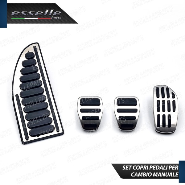 Set Copripedali Completo per Nissan Note II con Cambio manuale