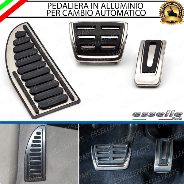 Set Copripedali Completo per Volkswagen Polo 6R 6C con Cambio automatico