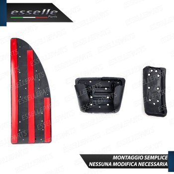 Set Copripedali Completo per Volkswagen Polo 6R 6C con Cambio automatico