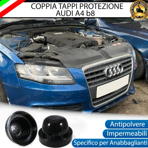 Tappi Posteriori Maggiorati in Gomma per Anabbaglianti Audi A4 B8 pre-restyling