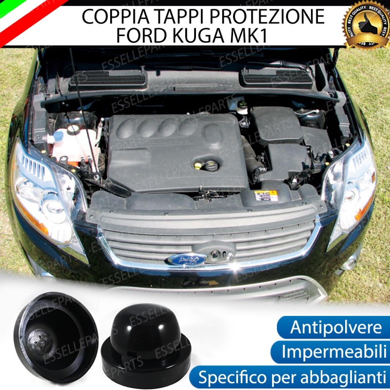 TAPPI COPRIFARO CUFFIA IN GOMMA PER FARI XENON KIT FULL LED FORD KUGA 1