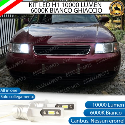Kit Full LED H1 10000 Lumen 6000K AUDI A3 8L con fari a parabola