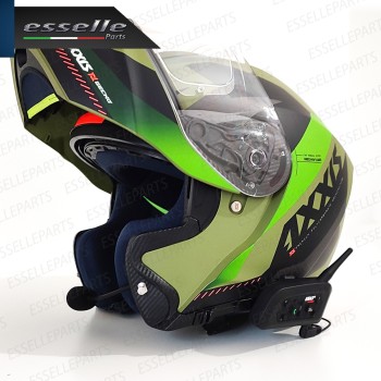 Kit Coppia di Interfono Auricolare e Microfono Bluetooth BTX EJEAS V6 Per Aprilia