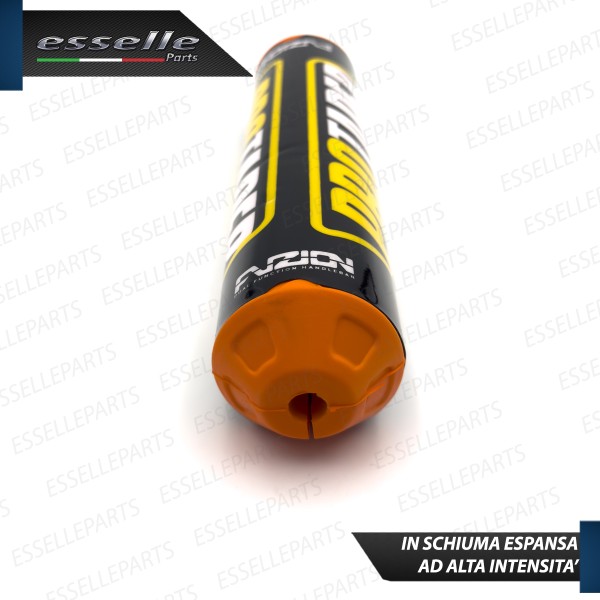 Paracolpi Protaper Nero ARANCIONE per Manubrio Enduro Cross in Schiuma