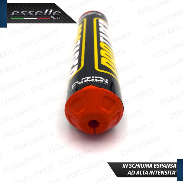 Paracolpi Protaper Nero ROSSO per Manubrio Enduro Cross in Schiuma