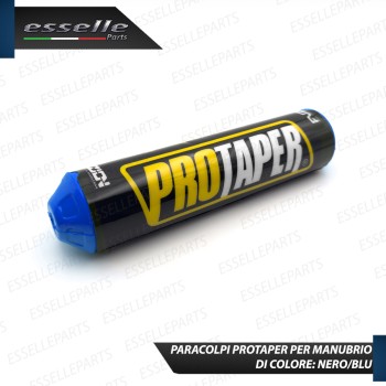 Paracolpi Protaper Nero BLU per Manubrio Enduro Cross in Schiuma
