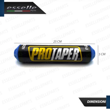 Paracolpi Protaper Nero BLU per Manubrio Enduro Cross in Schiuma