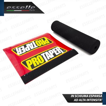 Paracolpi Protaper ROSSO per Manubrio Enduro Cross in Schiuma