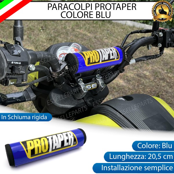 Paracolpi Protaper BLU ARANCIONE per Manubrio Enduro Cross in Schiuma