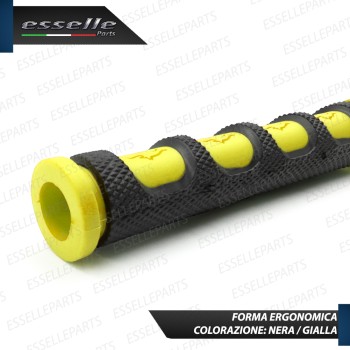 Coppia Copri Leve in Silicone Colore Nero e Giallo Specifiche per Triumph