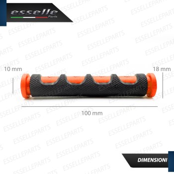 Coppia Copri Leve in Silicone Colore Nero e Arancione Specifiche per Benelli