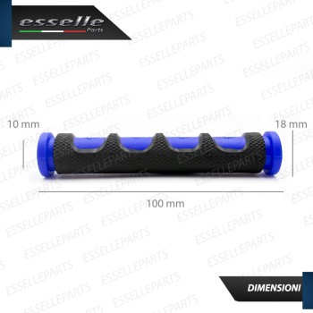 Coppia Copri Leve in Silicone Colore Nero e Blu Specifiche per Moto Guzzi