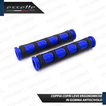 Coppia Copri Leve in Silicone Colore Nero e Blu Specifiche per Suzuki