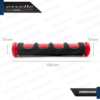 Coppia Copri Leve in Silicone Colore Nero e Rosso Specifiche per Benelli
