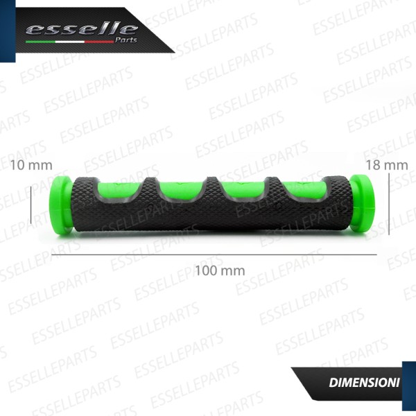 Coppia Copri Leve in Silicone Colore Nero e Verde Specifiche per Aprilia