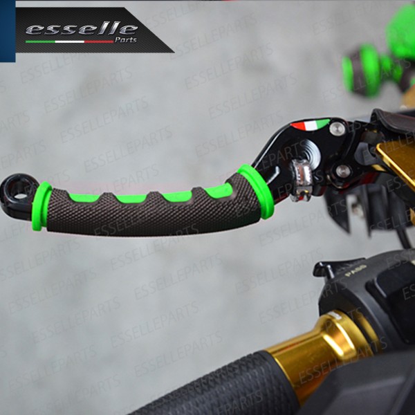 Coppia Copri Leve in Silicone Colore Nero e Verde Specifiche per Malaguti