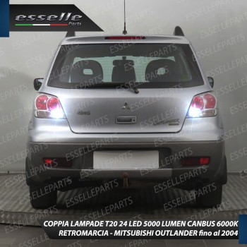 Coppia lampade T20 LED 6000K bianco alta luminosità MITSUBISHI OUTLANDER MK1 FINO AL 05/2004 Coppia lampade T20 LED 6000K bianco alta luminosità MITSUBISHI OUTLANDER MK1 FINO AL 05/2004