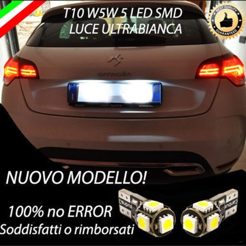 Luci targa 5 LED Canbus