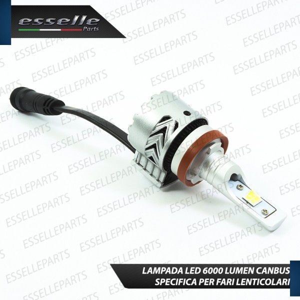Lampada SINGOLA H11 mono LED 6000 LUMEN Canbus 6000K Bianco Ghiaccio